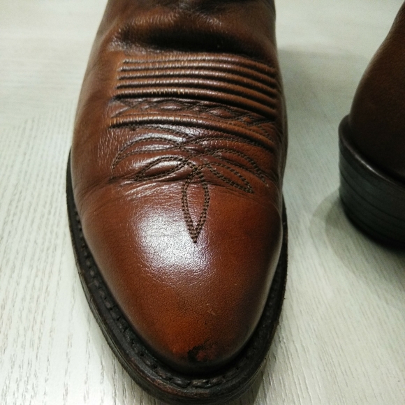 Dan Post Brown Cowboy‎ Boots Sz 19 R main image 10